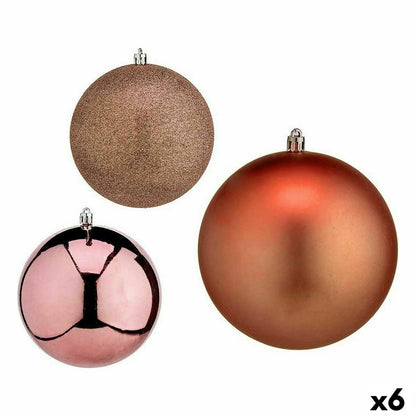 Krist+ Set Kerstballen Krist+ 00786 Koper Plastic (6 Stuks)