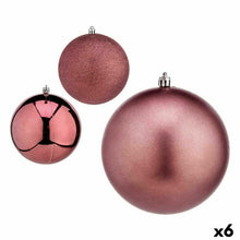 Krist+ Set Kerstballen Krist+ 00798 Roze Plastic Ø 12 Cm (6 Stuks)