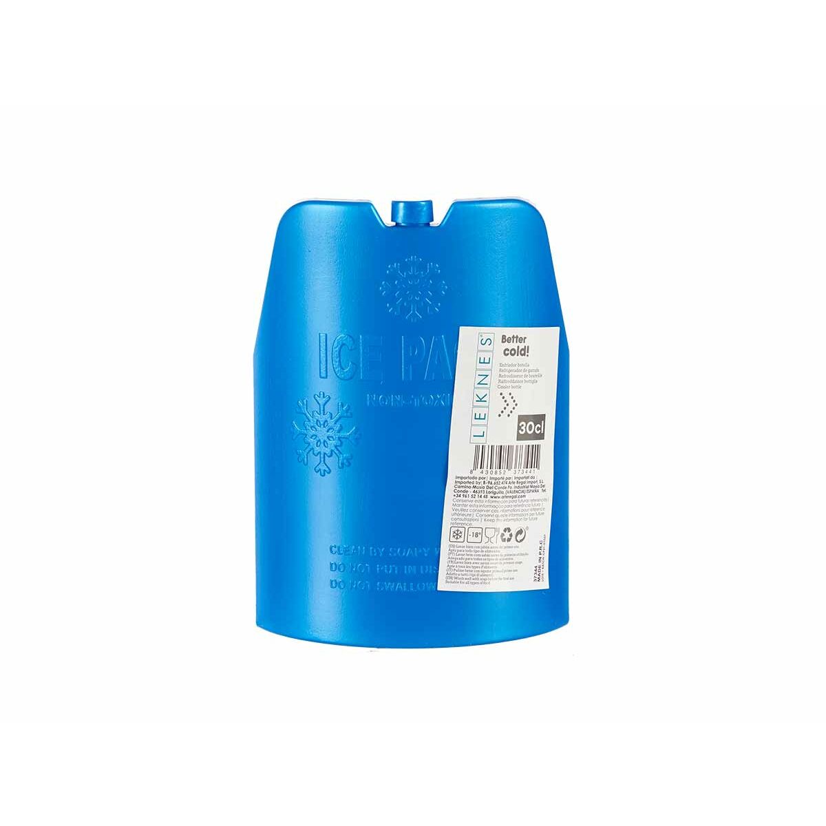 Leknes Wijnfleskoeler Leknes Tk22300 Blauw Polyethyleen 300 Ml 12 X 17 X 4,5 Cm (12 Stuks)