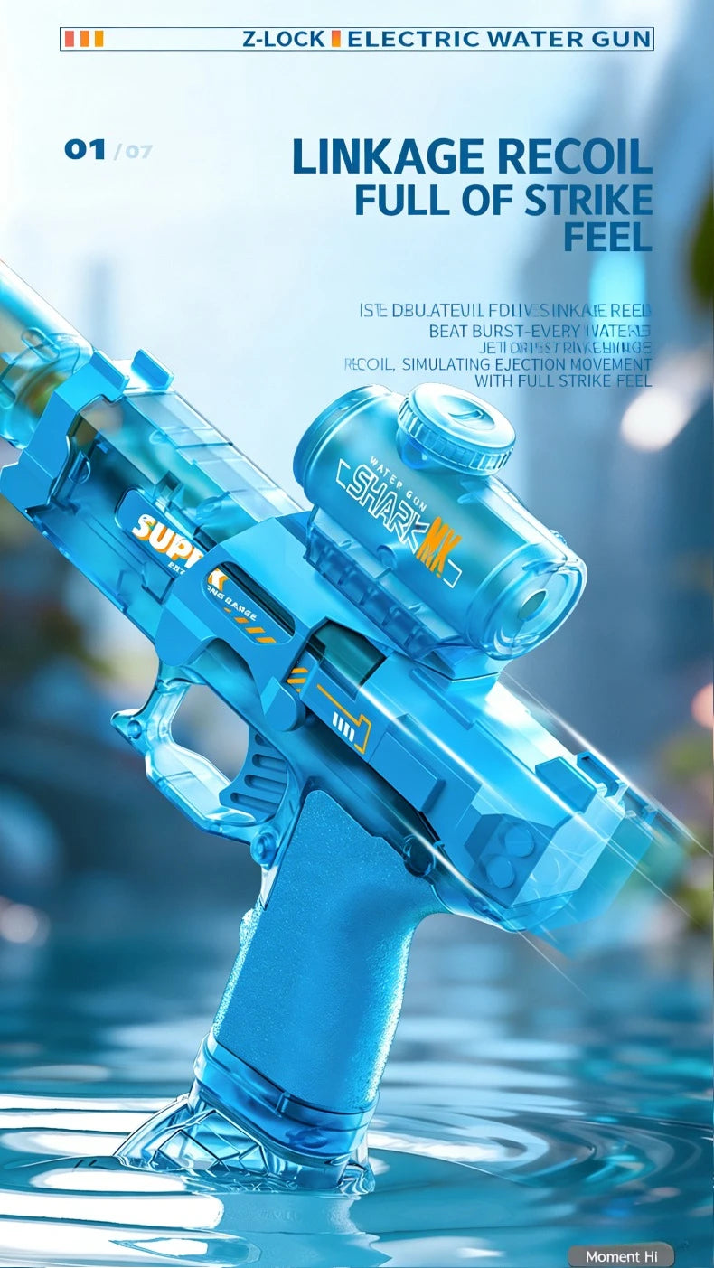 Elektrisch waterpistool met LED grote capaciteit