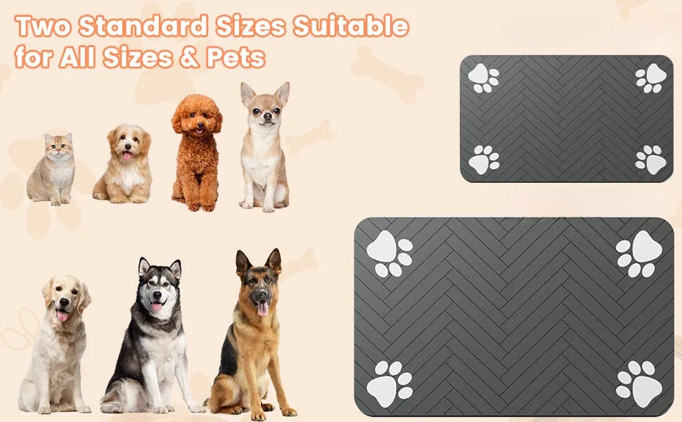 Absorberende Placemat voor Honden en Katten – Waterdicht en Sneldrogend