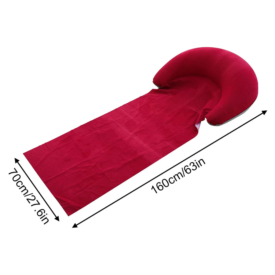 Opblaasbare kampeer- en strandmat PVC