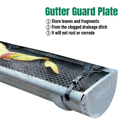 Gootgaas bladstopper 6m 20m HDPE