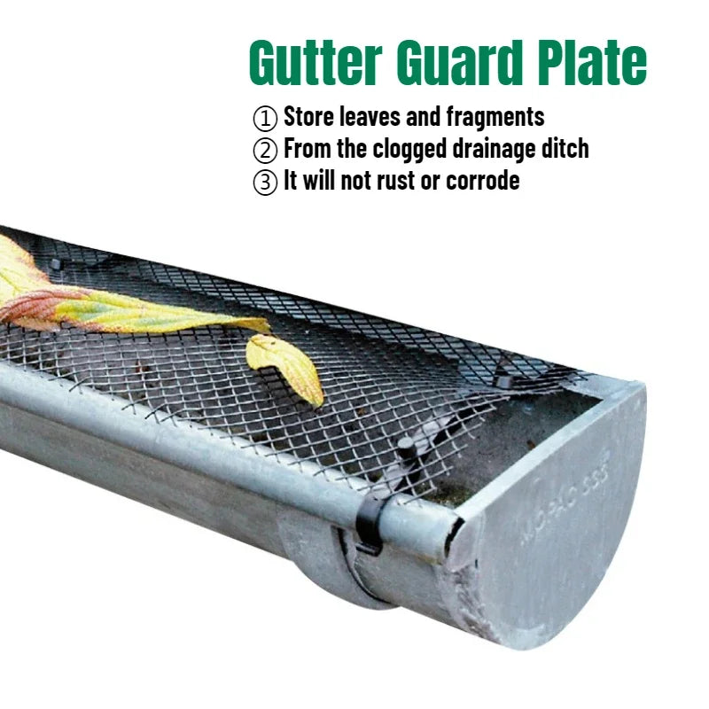 Gootgaas bladstopper 6m 20m HDPE