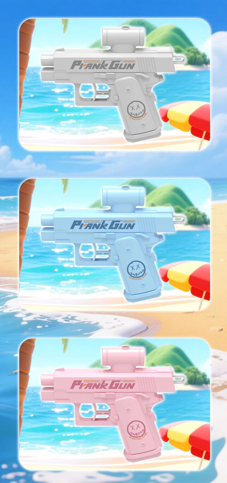 Double-Sided Water Gun for Kids and Adults