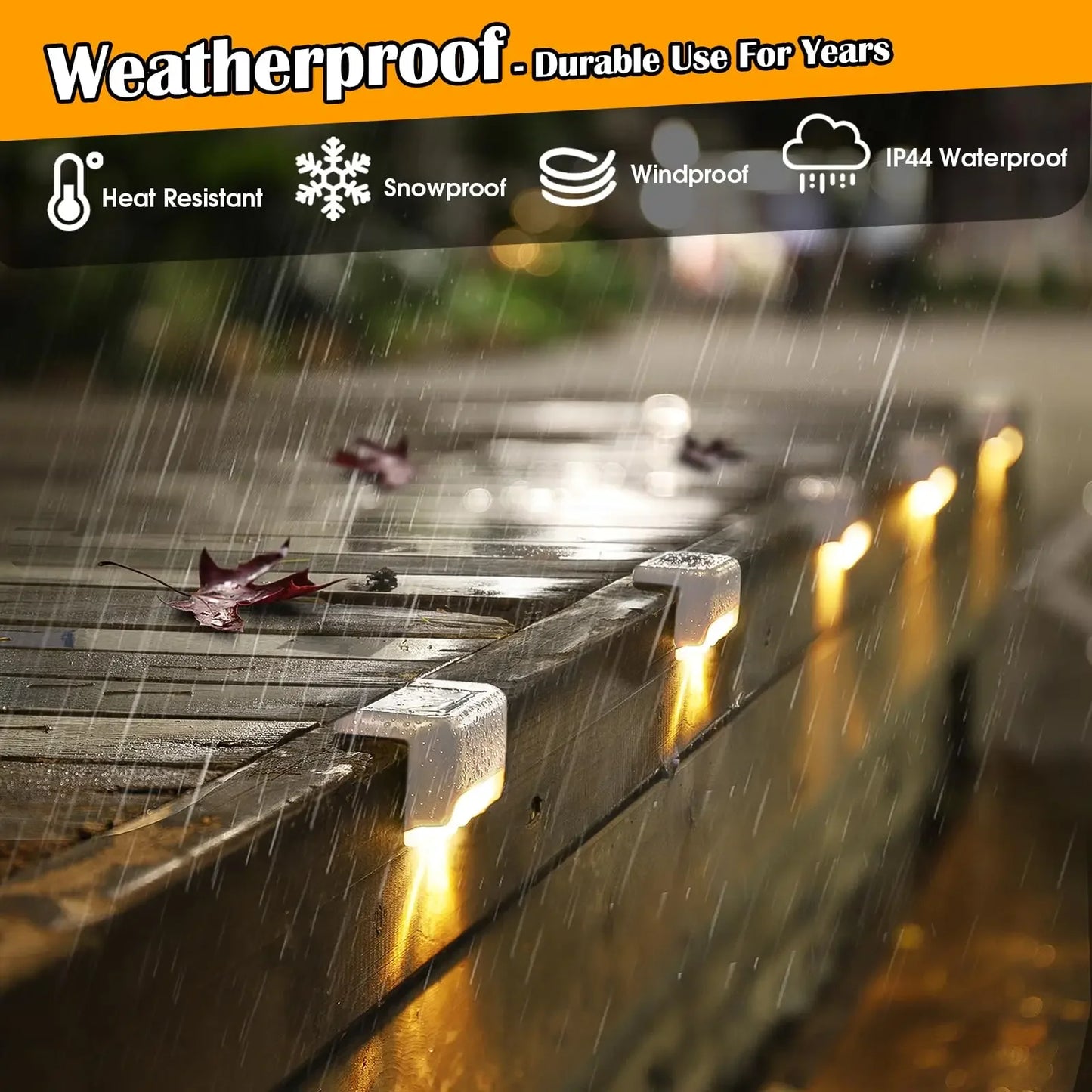 Solar LED Buitenlampen Set Waterdicht voor Paden en Trappen