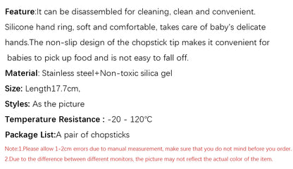 Oefen Eetstokjes met Cartoon Design voor Kinderen