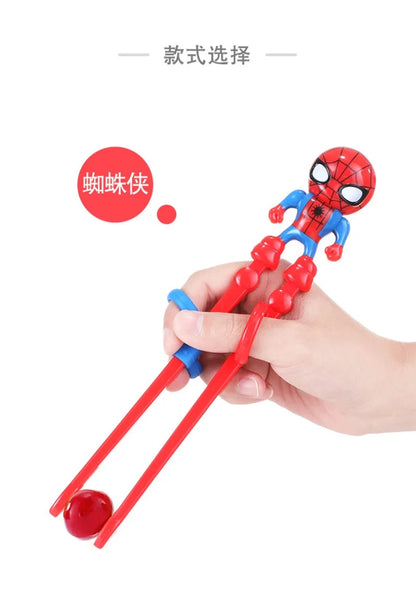 Marvel Trainings Eetstokjes Kinderen Spider-Man en Captain America