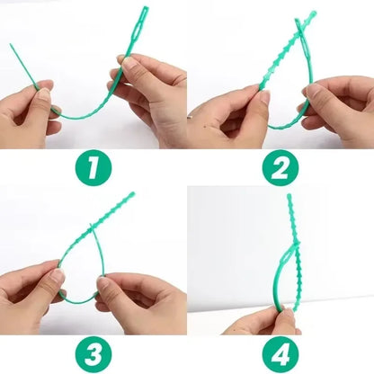 Uitschuifbare Herbruikbare Plant Kabelbinders
