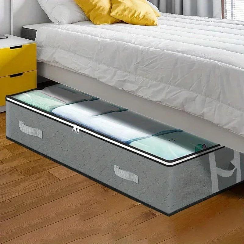 Opbergbox onder bed 120x33x18 cm stofvrij