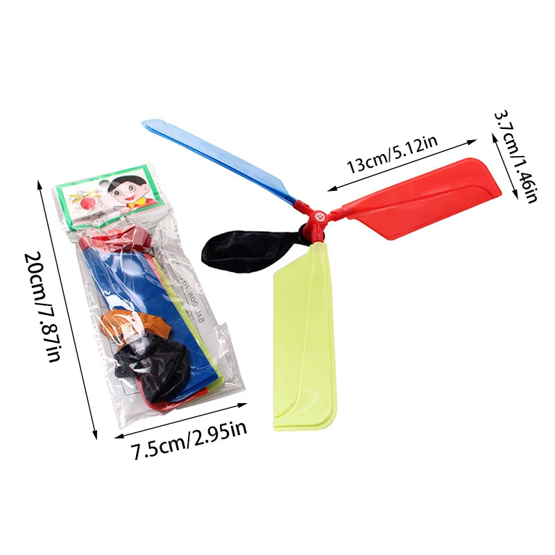 6-piece Hot Air Balloon Helicopter Outdoor Toy Set