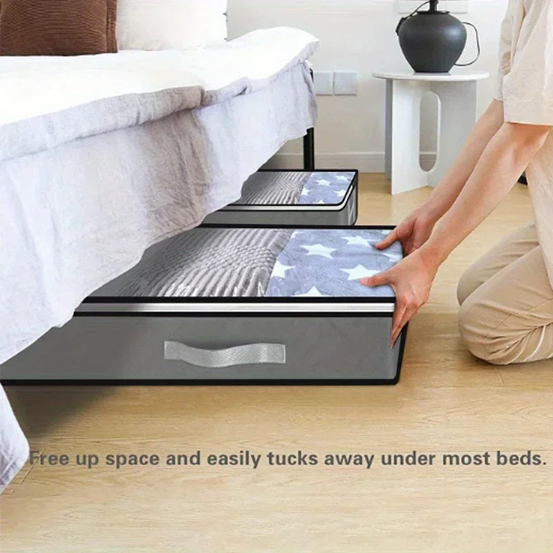 Opbergbox onder bed 120x33x18 cm stofvrij