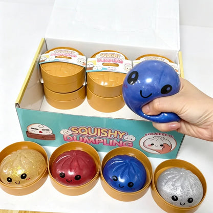 Knijpspeeltje squishy dumpling stressvermindering