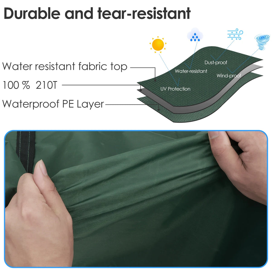 Opbergtas tuinkussens 173x76x51 cm Oxford waterdicht