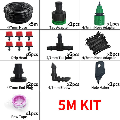 Verstelbaar Druppel Irrigatiesysteem voor Tuinplanten