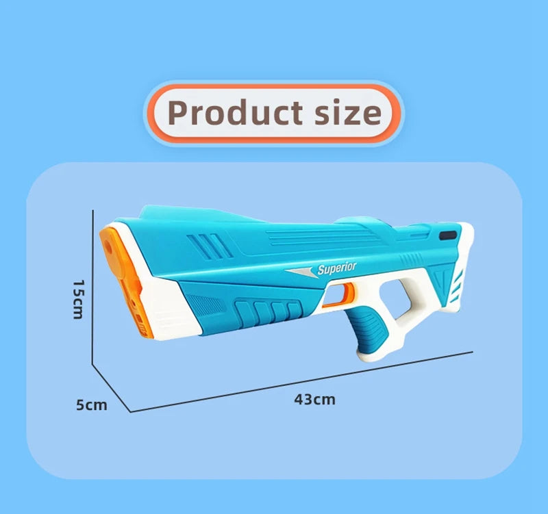 Electric Water Gun Automatic – 43 cm – For Kids and Adults