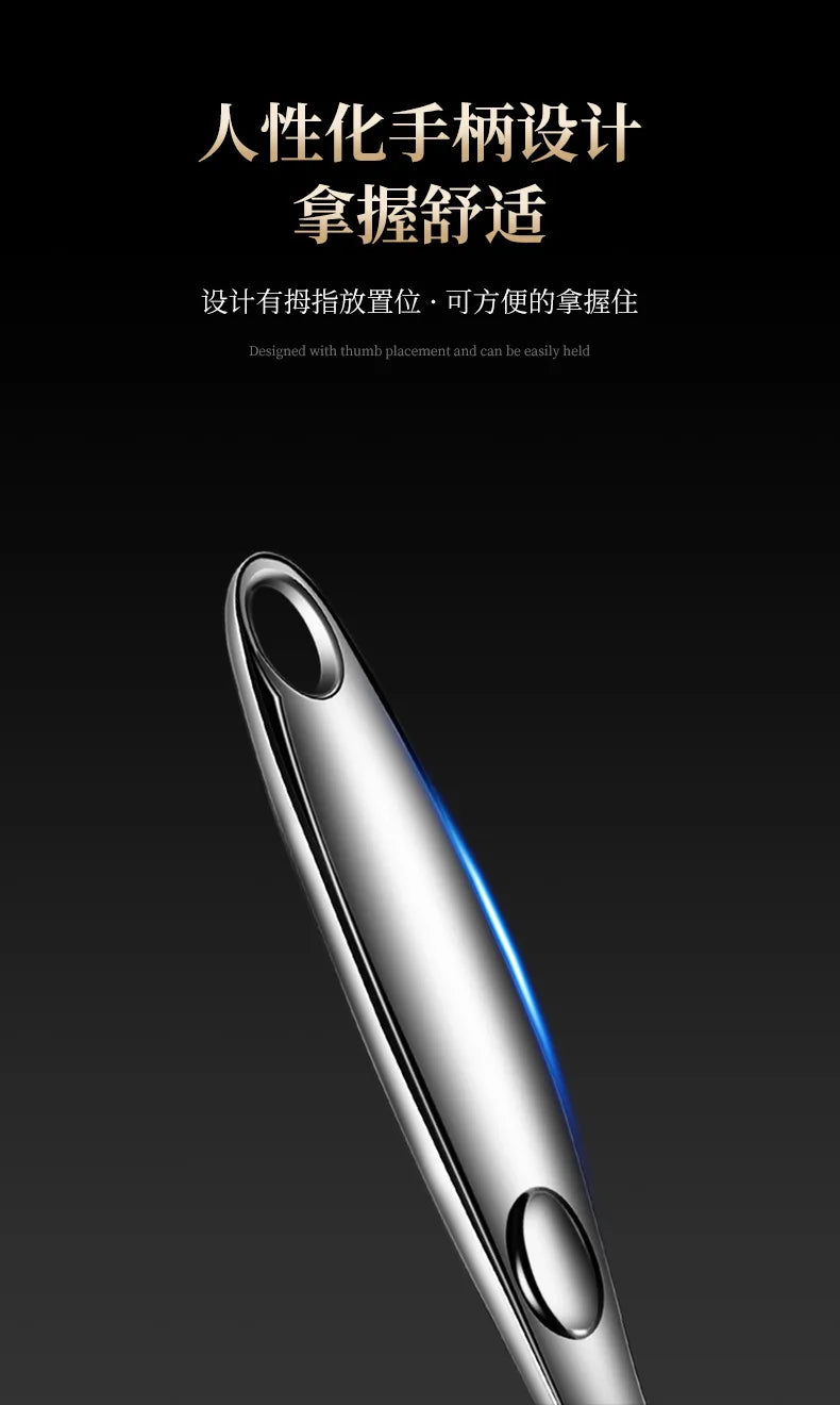 Roestvrijstalen dunschiller met antislip handvat