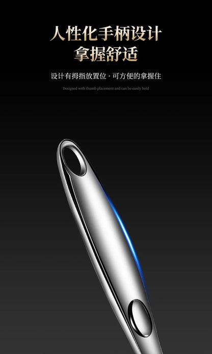 Roestvrijstalen dunschiller met antislip handvat