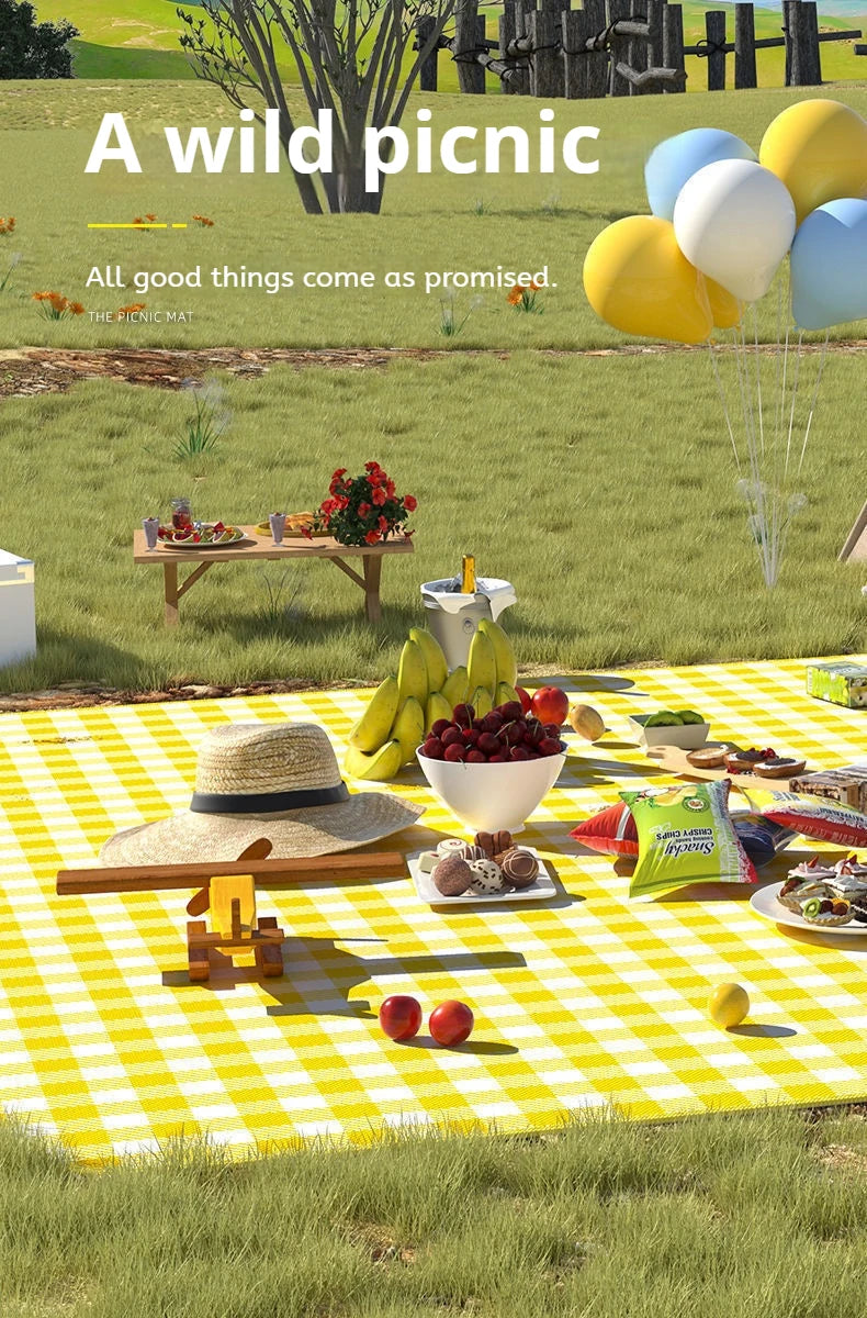 Strandmat picknickmat waterdicht groot opvouwbaar