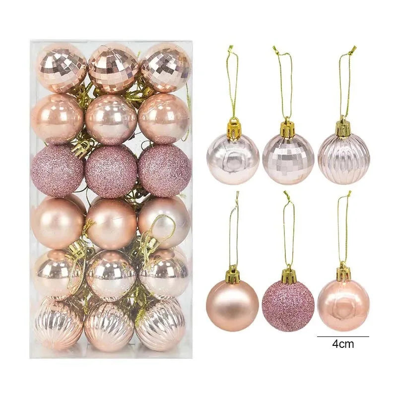 Kerstballen set decoratie