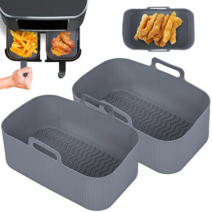 Siliconen airfryer bakvorm rechthoekig