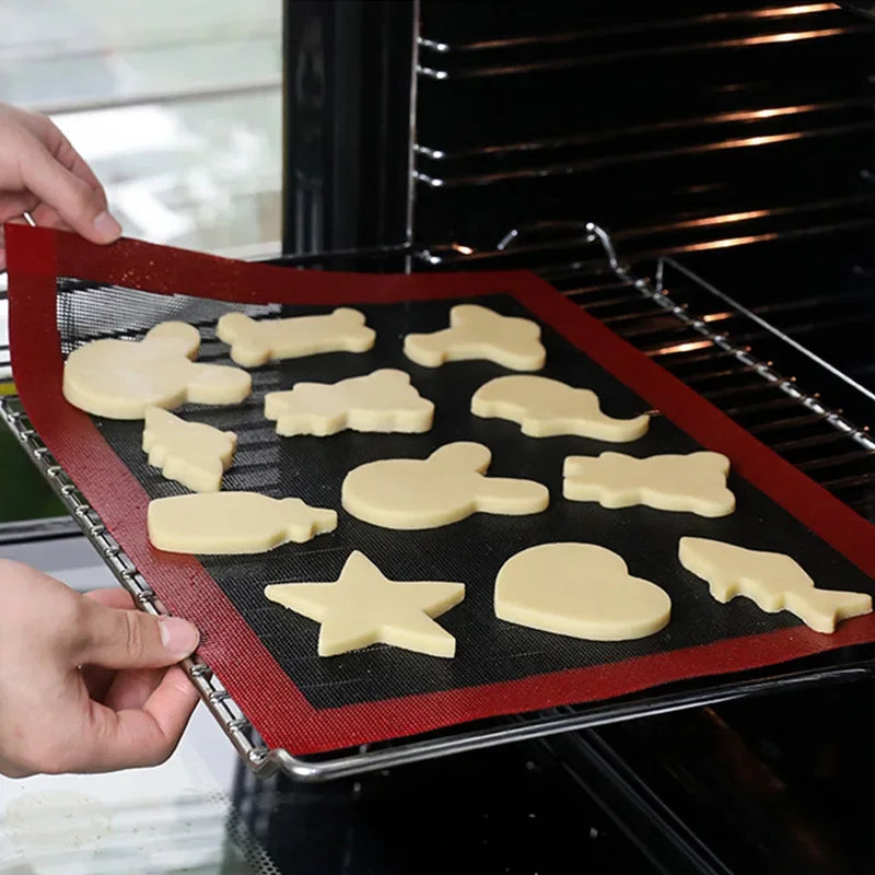 Private Label Silicone Baking and Grilling Mat 30x40 cm - Reusable for Oven and Microwave