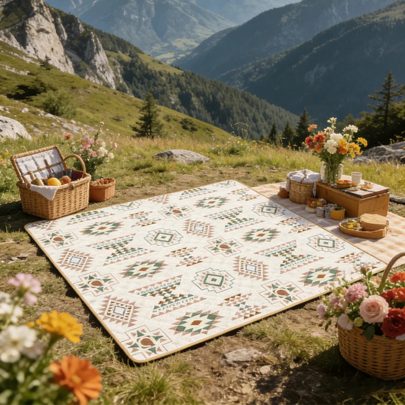 Picknickmat 200x300 cm vochtbestendig machinewasbaar