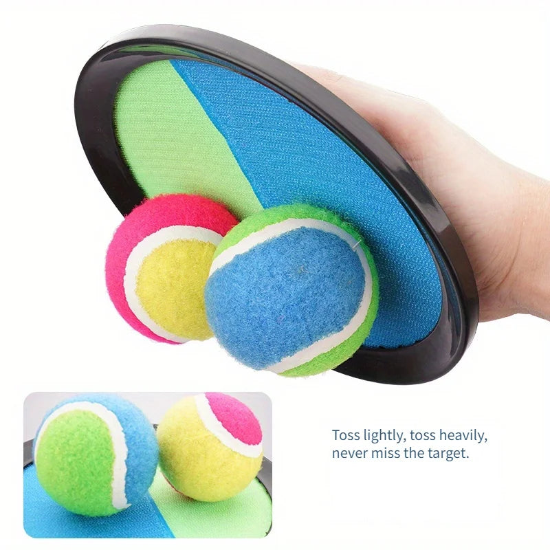 Vangbal speelset kinderen plastic 19x19x2 cm