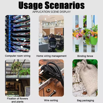 Uitschuifbare Herbruikbare Plant Kabelbinders