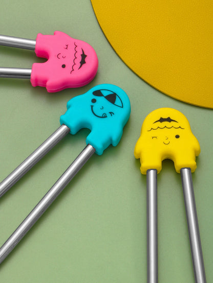 Oefen Eetstokjes met Cartoon Design voor Kinderen