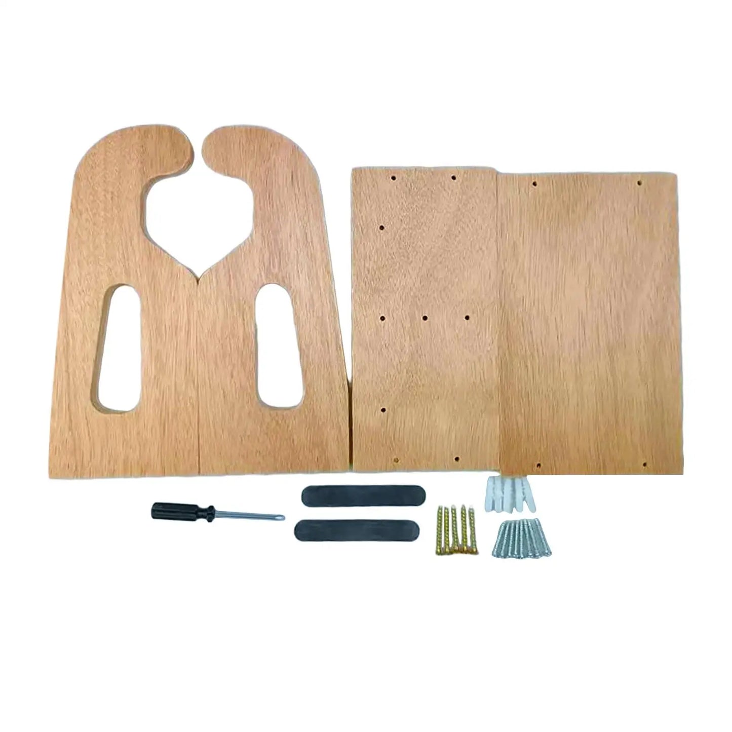 Houten Fiets Wandmontage Rek - Ruimtebesparend Ophangsysteem