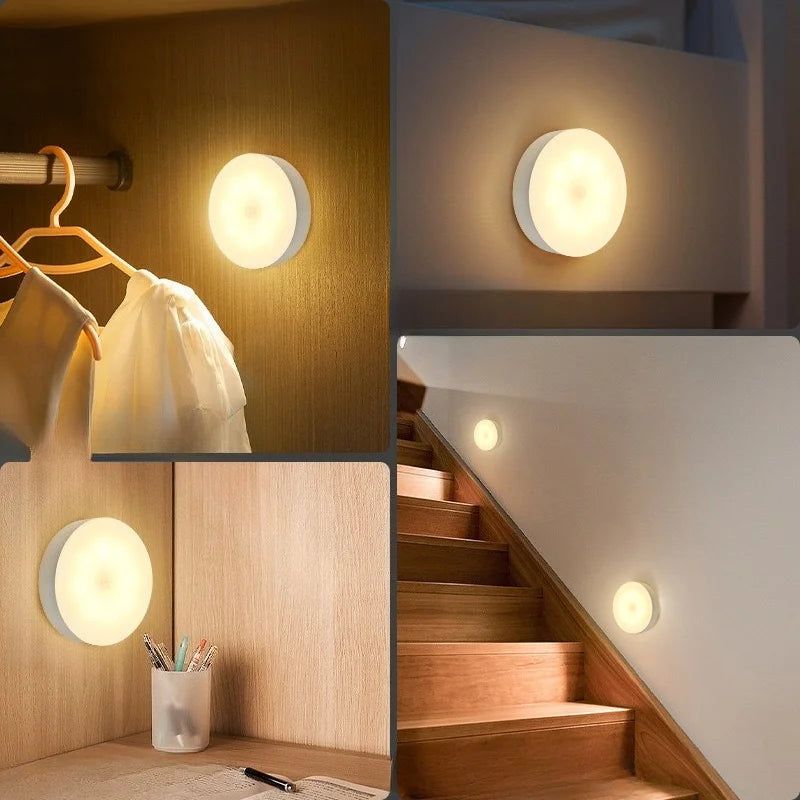 Nachtlamp led bewegingssensor magnetisch usb oplaadbaar