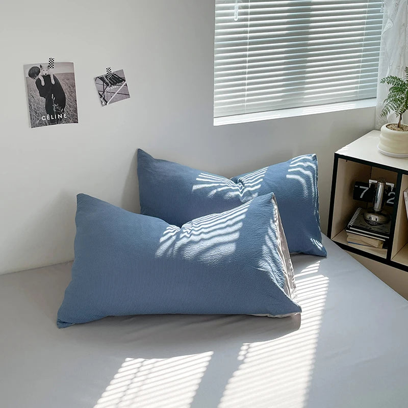Dekbedovertrekset microfiber 3-delig met rits