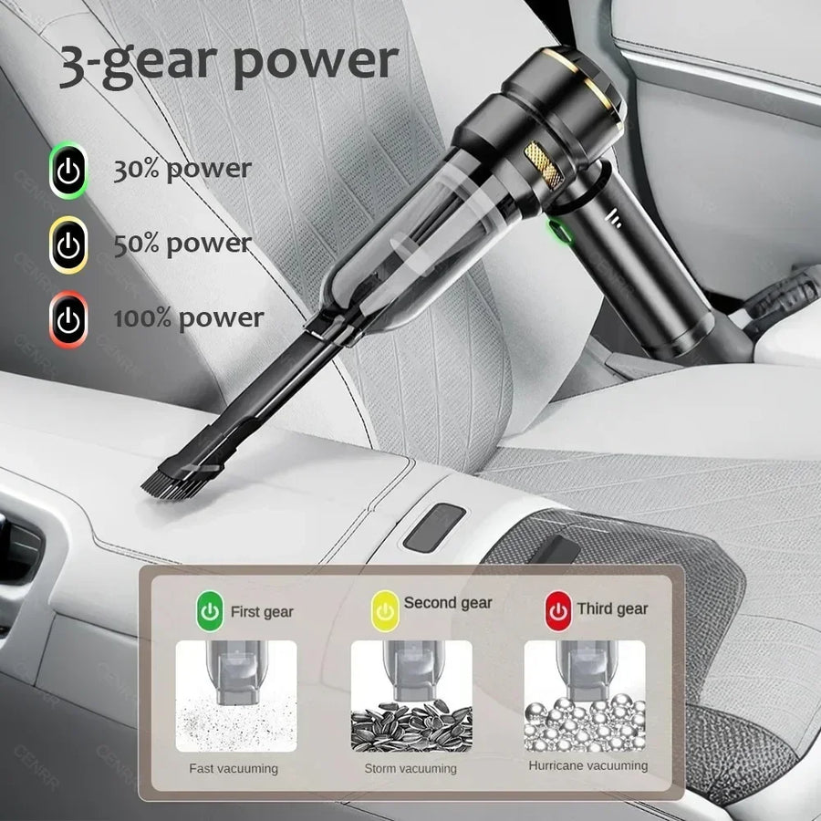 Compact Cordless Handheld Vacuum Cleaner for Car and Home