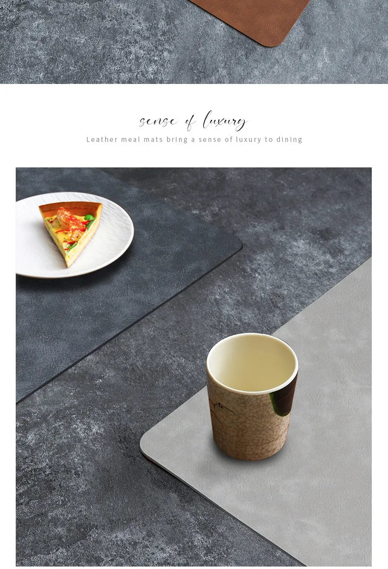 Placemat rubber rechthoekig 30X45cm