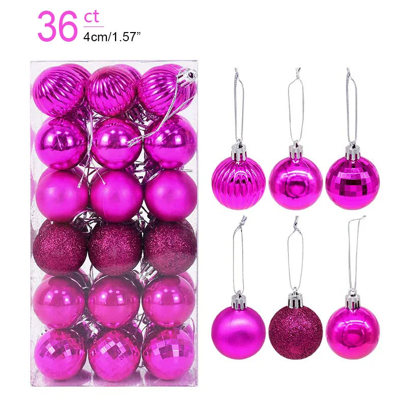 Kerstballen set decoratie