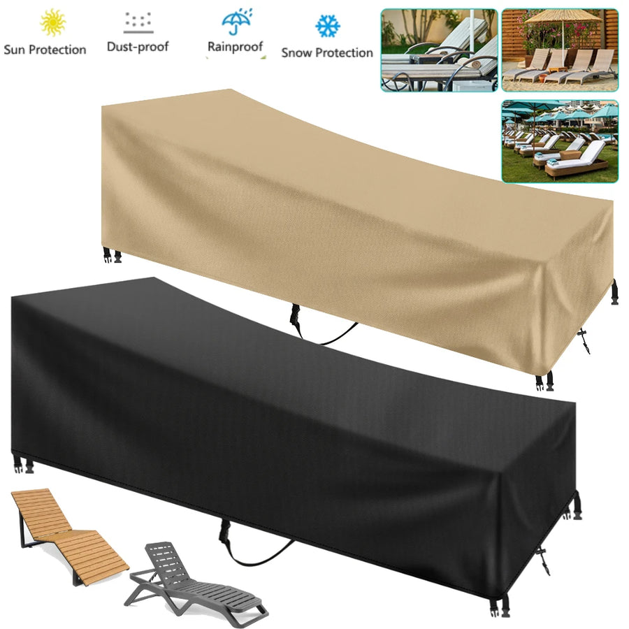 Sun Lounger Protective Cover Waterproof and UV-Resistant