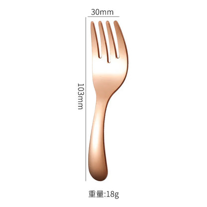 Draagbare RVS Bestekset met Lepel en Vork