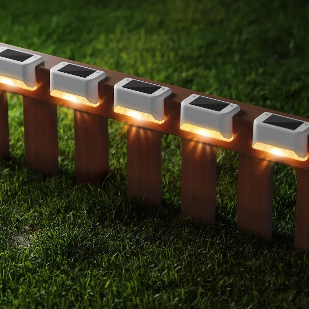 Solar LED Buitenlampen Set Waterdicht voor Paden en Trappen