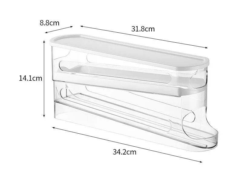 Automatic Double-Layer Egg Dispenser for Refrigerator