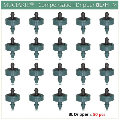 MUCIAKIE 4/2-Wegen Druppel Irrigatiesysteem
