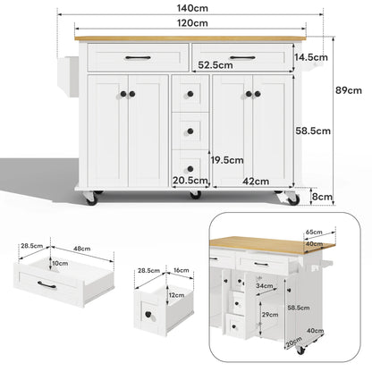 Keukenkast 100 cm met uitklapbaar werkblad