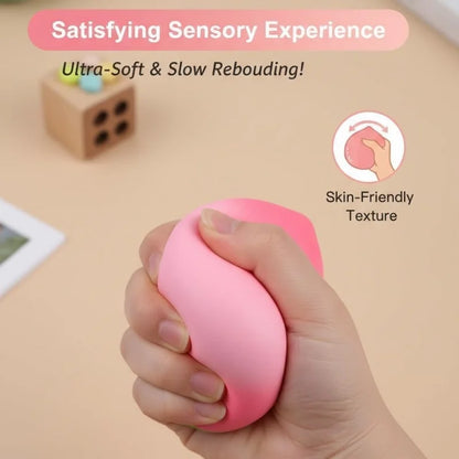Squishy fidget toy fruitvorm