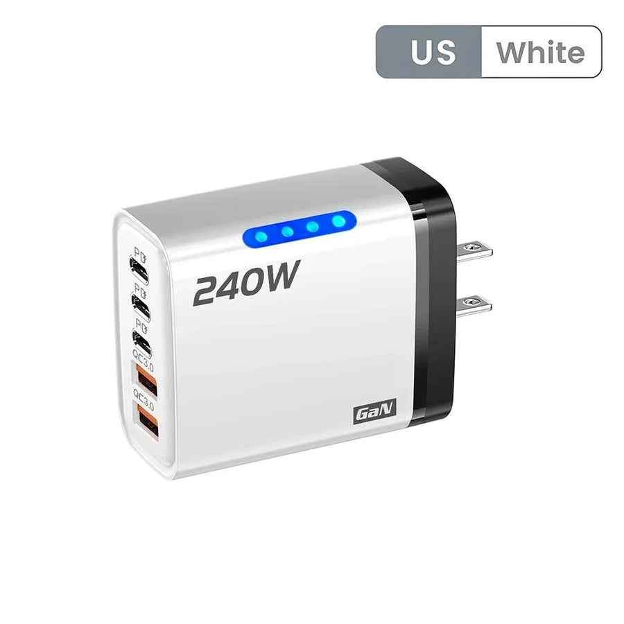 120W USB C  snellader EU stekker
