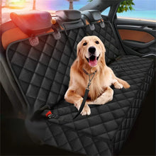 Honden autodeken achterbank zwart 135x45x56 cm