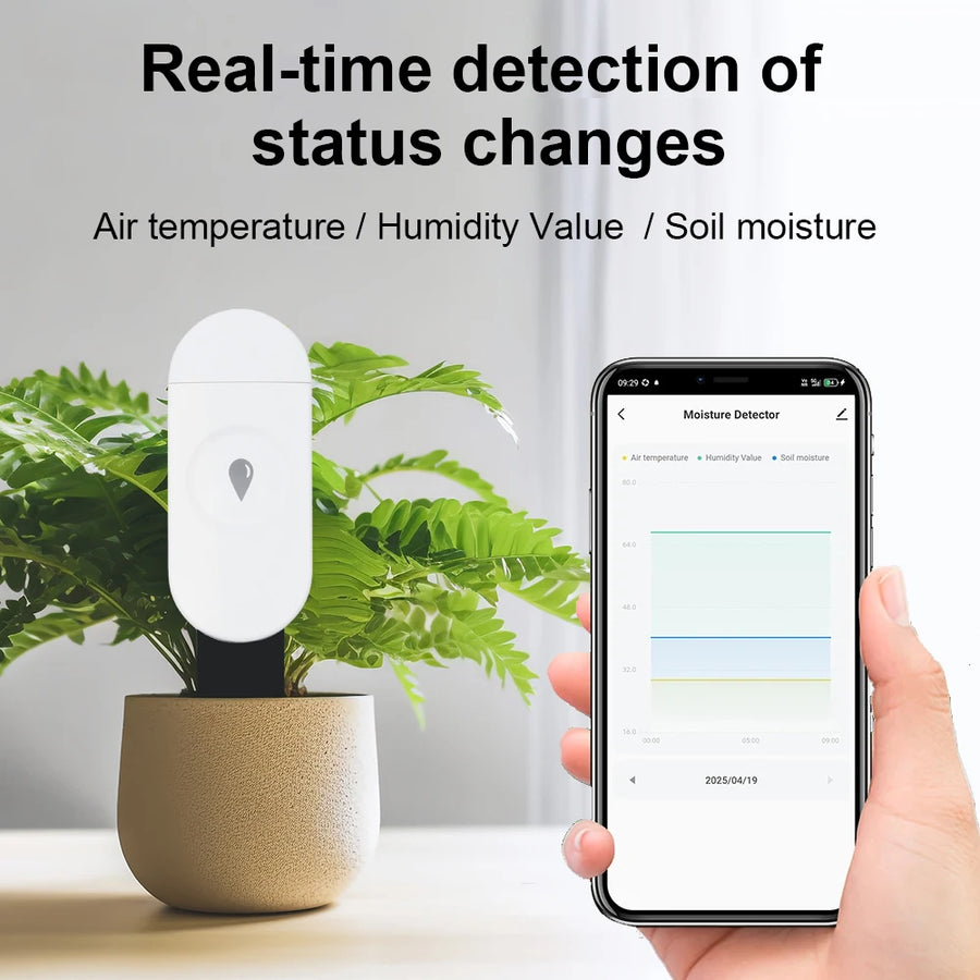 Tuya Zigbee Soil Moisture, Temperature, and Humidity Sensor