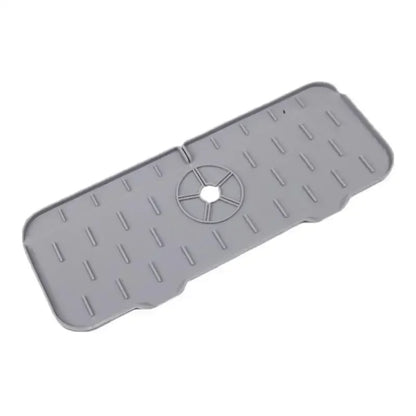 Gootsteenmat 37x14 cm met sponsrek siliconen