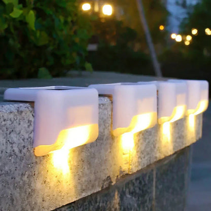 Solar LED Buitenlampen Set Waterdicht voor Paden en Trappen