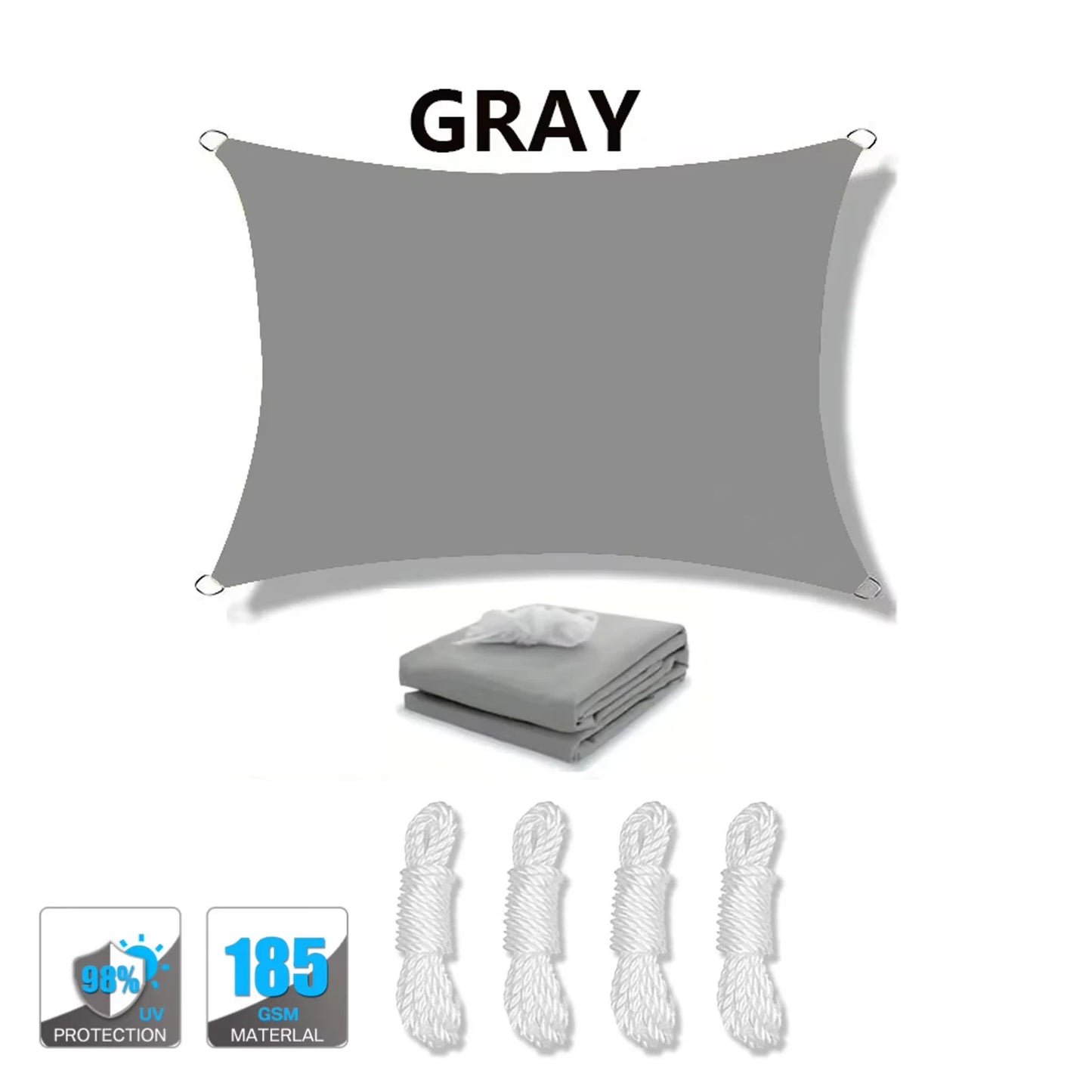 Zonnescherm waterdicht 95% UV-bescherming poly cotton