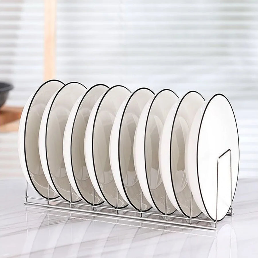 Stainless Steel Dish Rack Plates and Bowls